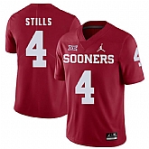 Oklahoma Sooners 4 Kenny Stills Red College Football Jersey Dzhi,baseball caps,new era cap wholesale,wholesale hats